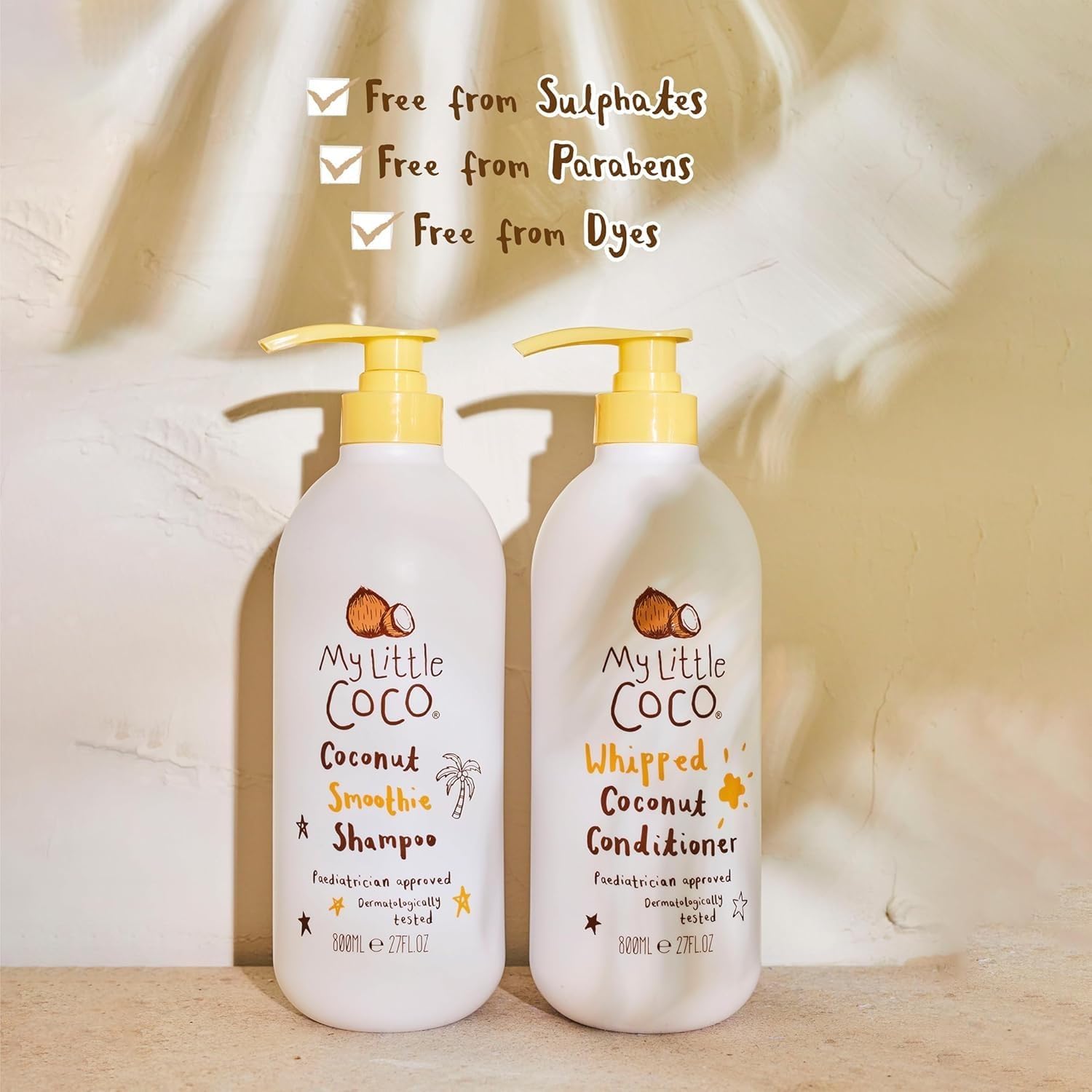 My Little Coco Baby Smoothie Shampoo – Sulphate Free Hair Cleanser with Organic Coconut Oil – Nourishing, Gentle & Natural Coconut Scent – 350ml - View 2 of 5