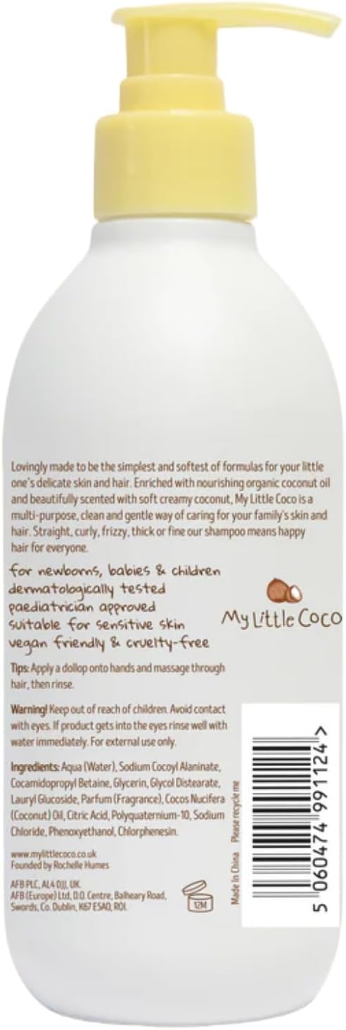 My Little Coco Baby Smoothie Shampoo – Sulphate Free Hair Cleanser with Organic Coconut Oil – Nourishing, Gentle & Natural Coconut Scent – 350ml - View 4 of 5