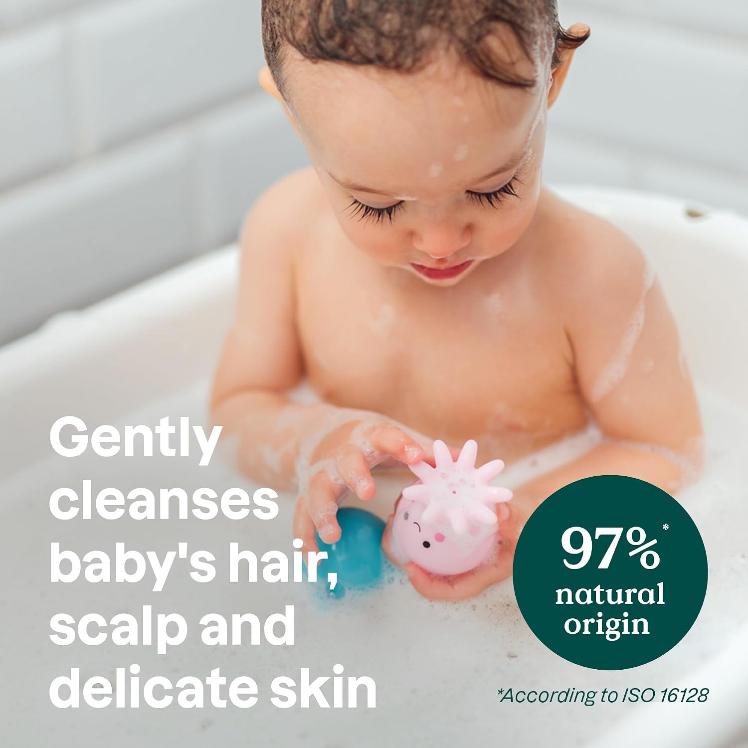 Attitude Baby Leaves 2In1 Natural Shampoo - Night - Almond Milk - 473 ml - View 5 of 6