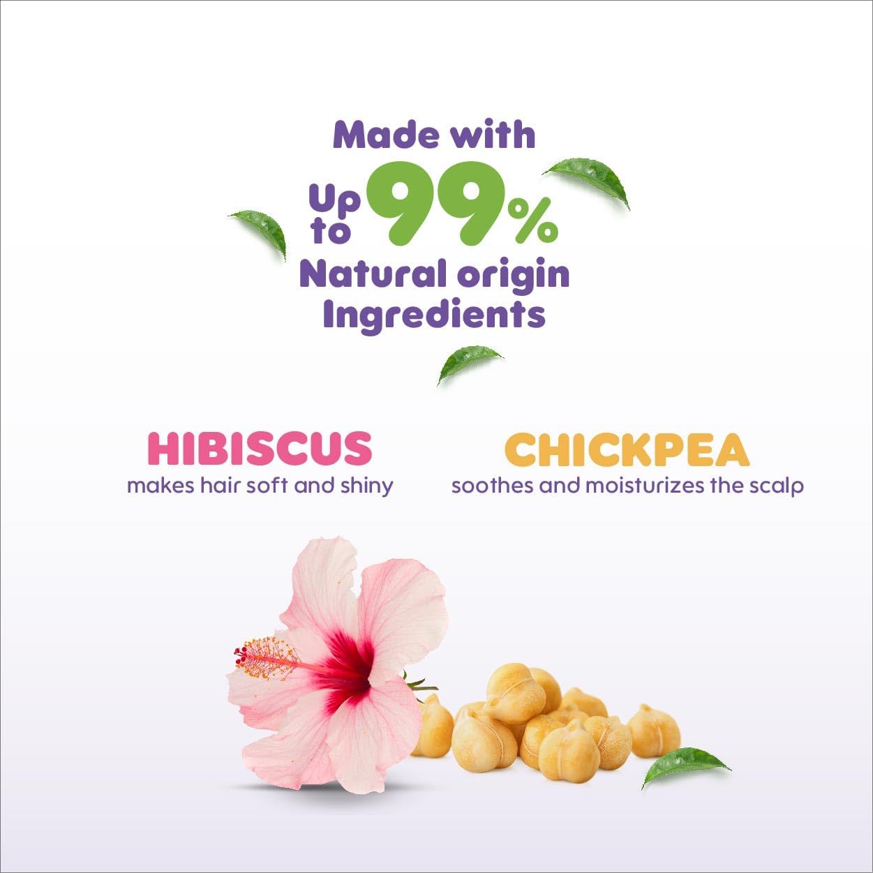 Himalaya Gentle Baby shampoo Tear-Free|pH 5.5 | 95% Natural Origin Ingredients|Hibiscus & Chickpea|Free from Sulphates,parabens, phthalates, alcohol and synthetic colours|Safe for Newborns| 400ml - View 4 of 5