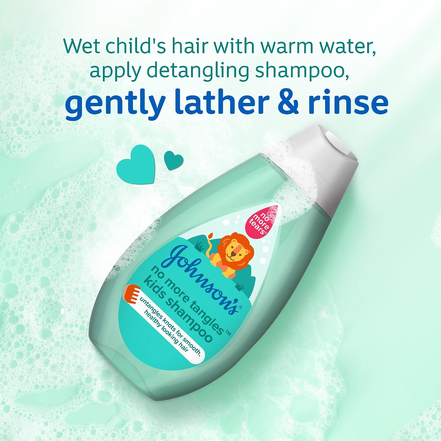 Johnson's Baby No More Tangles Kids Shampoo Gentle Detangling 500ml - View 5 of 6