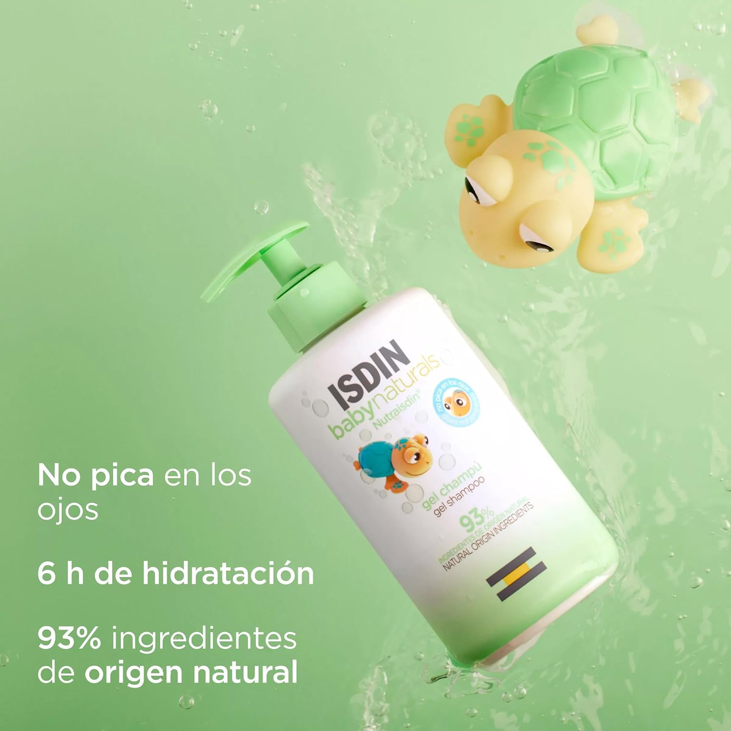 Isdin Babynaturals Gel Shampoo (400Ml) | Gel Shampoo For The Daily Hygiene Of Baby'S Skin And Hair | Suitable From 0 Months | Pediatric And Ophthalmologically Tested - View 2 of 6