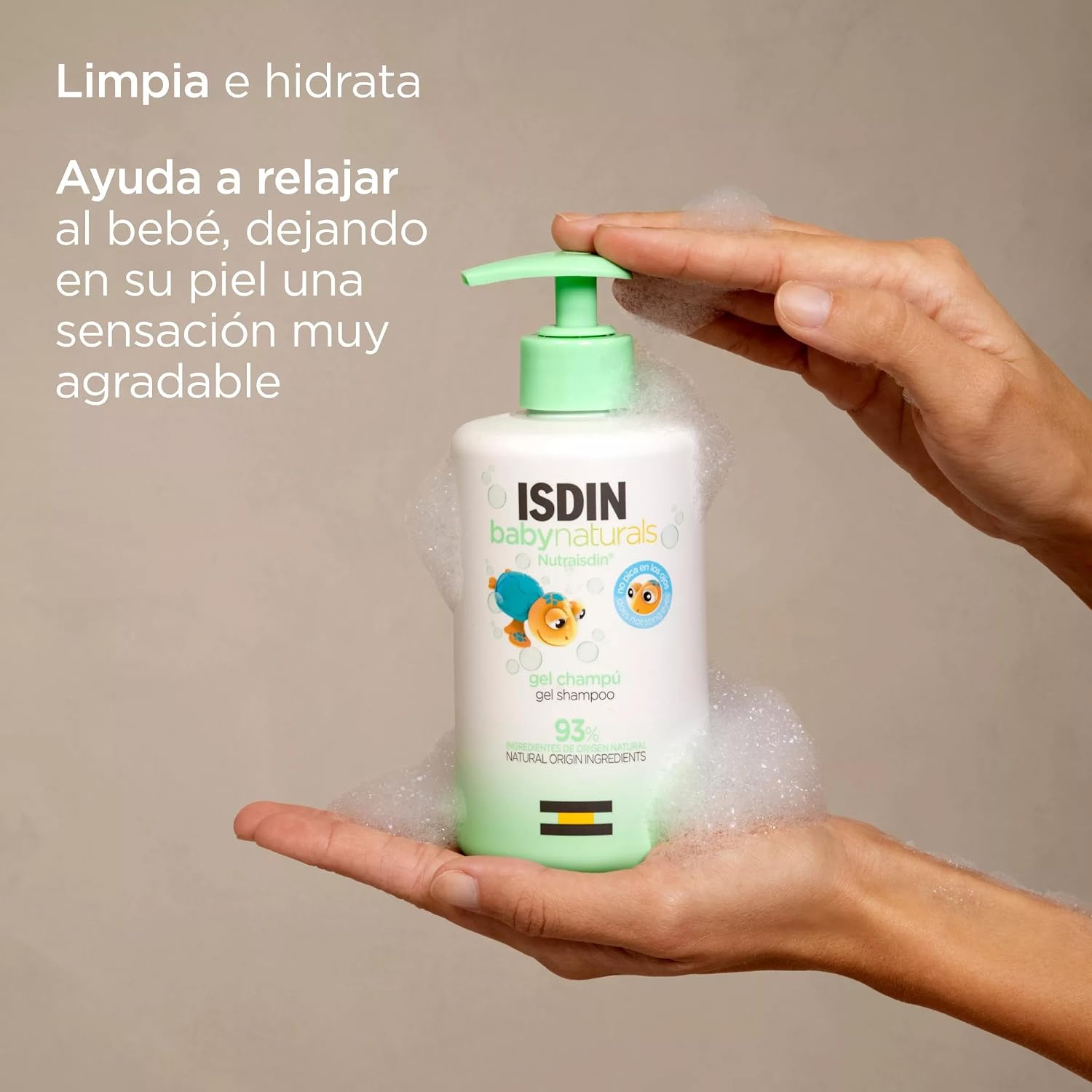 Isdin Babynaturals Gel Shampoo (400Ml) | Gel Shampoo For The Daily Hygiene Of Baby'S Skin And Hair | Suitable From 0 Months | Pediatric And Ophthalmologically Tested - View 4 of 6