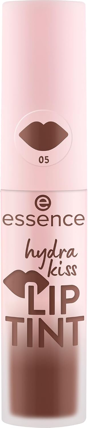 essence hydra kiss lip ink lipstick, no. 05, brown, long-lasting, colouring effect, natural, shiny, vegan, no parabens, no microplastic particles, nanoparticles free, pack of 1 (4 ml) - View 6 of 6