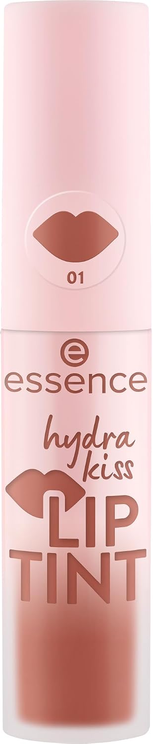 essence hydra kiss lip ink lipstick, no. 01, red, long-lasting, colouring effect, natural, shiny, vegan, no parabens, no microplastic particles, nanoparticles free, pack of 1 (4 ml) - View 5 of 5