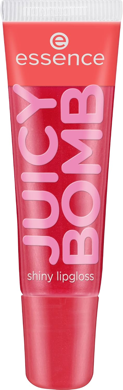 essence Juicy Bomb Shiny Lip Gloss No. 104, Red, Glossy, Radiant Fresh, Shimmering, Vegan, Alcohol-Free, Paraben-Free, No Microplastic Particles, Pack of 10 ml - View 5 of 5