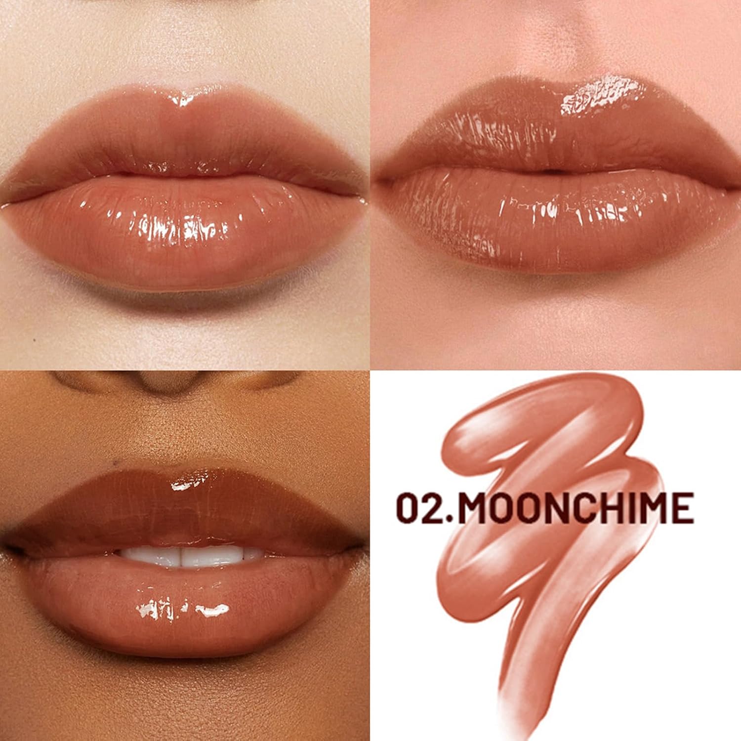 Tinted Lip Stain,Nourishing Lips Gloss - Hydrating Plumping Lipstick Lasting for Women Beauty Makeup Dating Gathering Parties - View 2 of 5