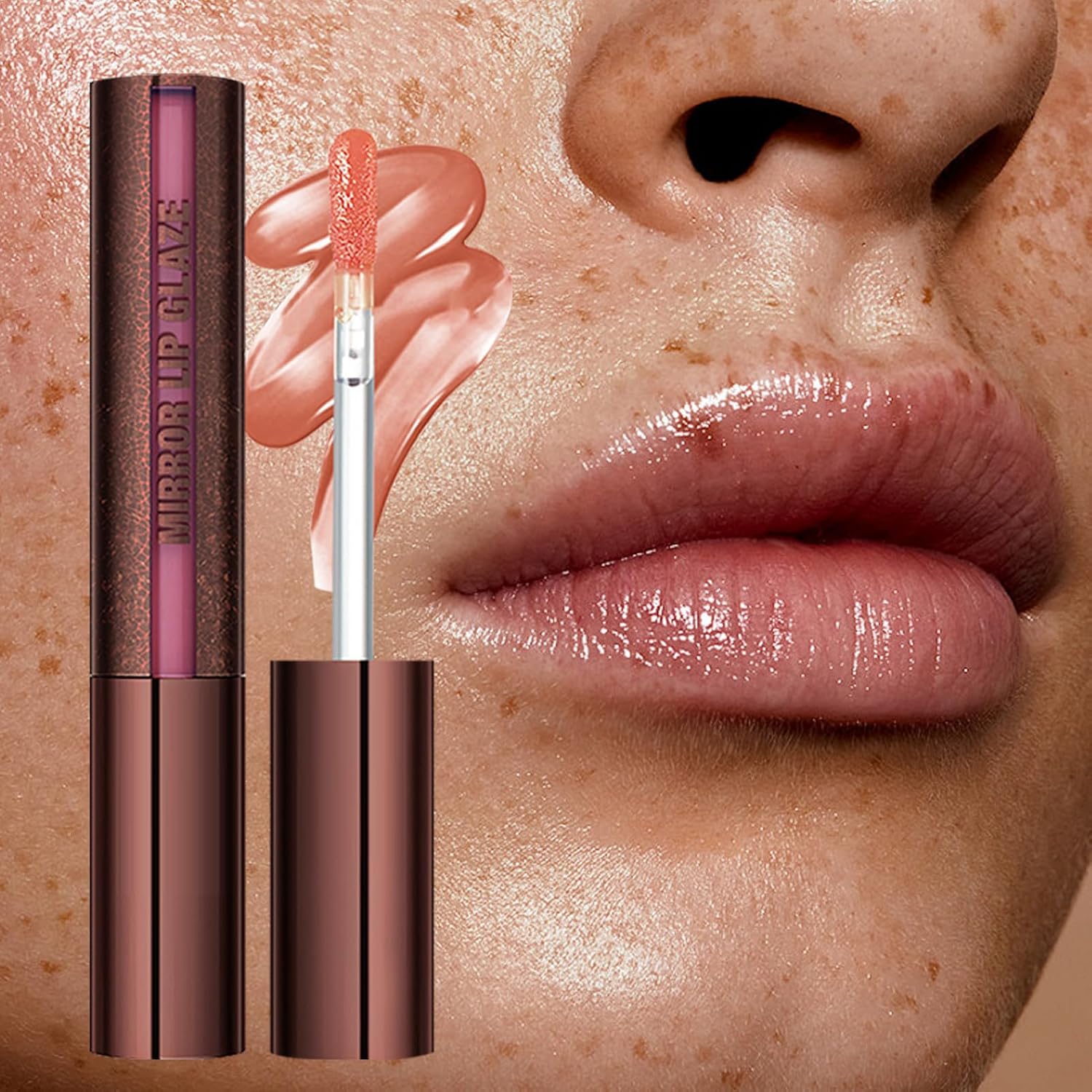 Tinted Lip Stain,Nourishing Lips Gloss - Hydrating Plumping Lipstick Lasting for Women Beauty Makeup Dating Gathering Parties - View 5 of 5
