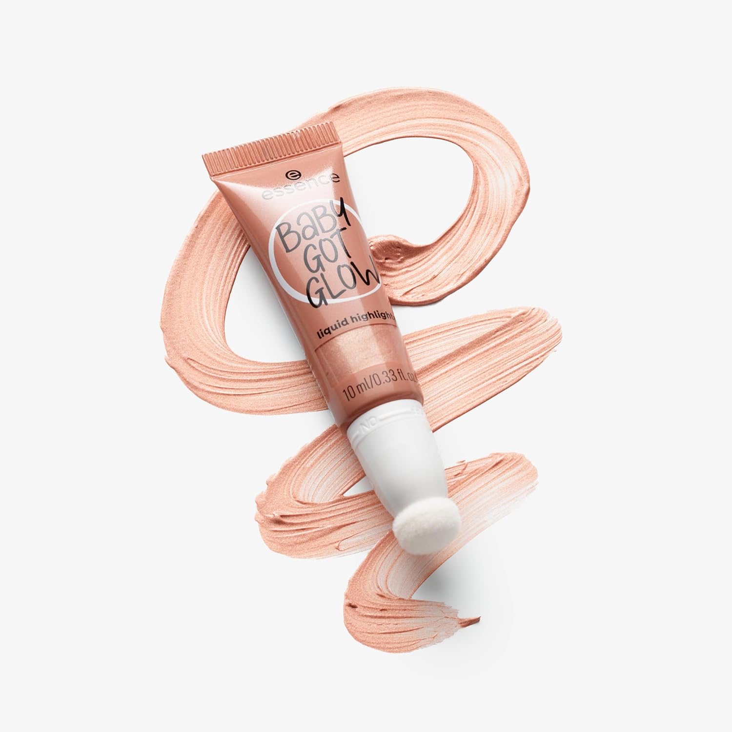 essence Baby GOT Glow Liquid Highlighter, No. 30, Gold, Defining, Express Result, Easy to Remove, Glossy, Vegan, Oil-Free, Paraben-Free, No Microplastic Particles, Pack of 10 ml - View 6 of 7
