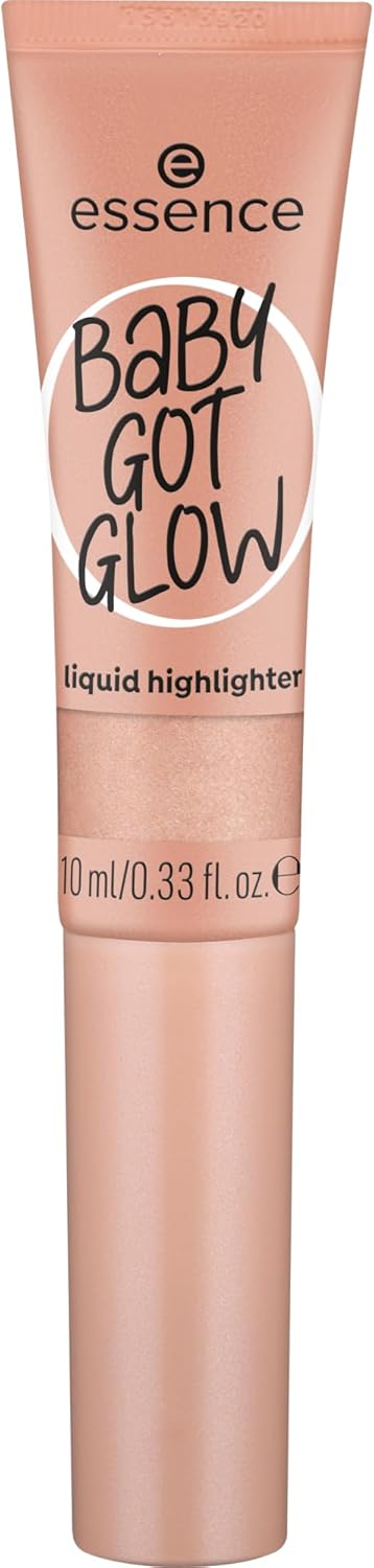 essence Baby GOT Glow Liquid Highlighter, No. 30, Gold, Defining, Express Result, Easy to Remove, Glossy, Vegan, Oil-Free, Paraben-Free, No Microplastic Particles, Pack of 10 ml - View 7 of 7