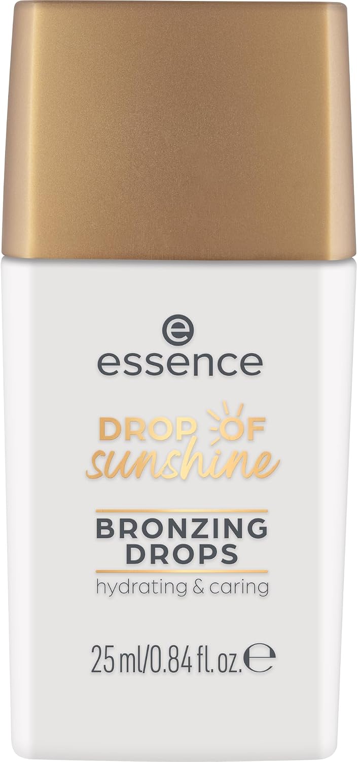 essence Drop of Sunshine Bronzing Drops, Bronzer, Brown, Moisturising, with Vitamins, Nourishing, Natural, Radiant, Vegan, Oil-Free, Paraben-Free, No Microplastic Particles, Pack of 1 (25 ml) - View 5 of 5