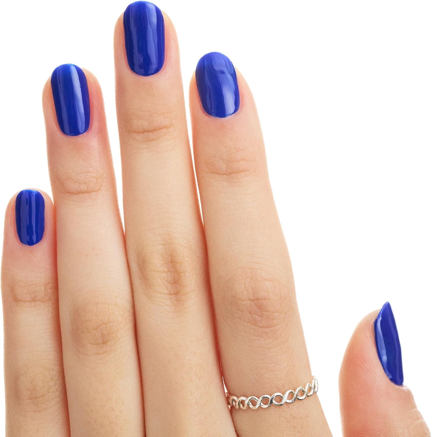 Essence Cosmetics Gel Nail Colour, Nail Polish, Blue, Long-Lasting, Express Result, Quick-Drying, Shiny, Colour-Intensive, Vegan, No Microplastic Particles, No Perfume, No Parabens, Pack of 1 (8 ml) - View 2 of 4