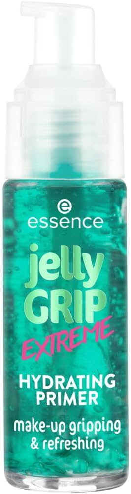 essence jelly Grip Extreme Hydrating Primer, Green, Moisturising, Long-Lasting, Smoothing, Radiant Fresh, Vegan, Oil-Free, Paraben-Free, No Microplastic Particles, Pack of 1 (29 ml) - View 4 of 4