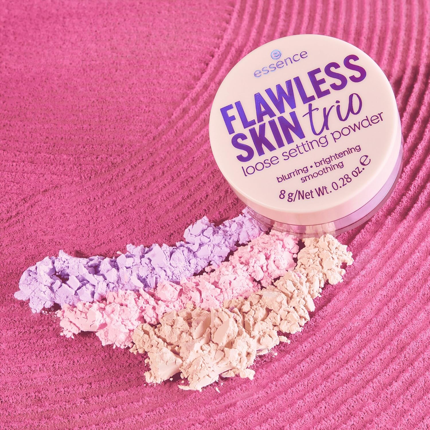 essence | Flawless Skin Loose Setting Powder Trio | 3-in-1 Mattifying, Color Correcting & Eye Brightening | Vegan & Cruelty Free - View 2 of 5