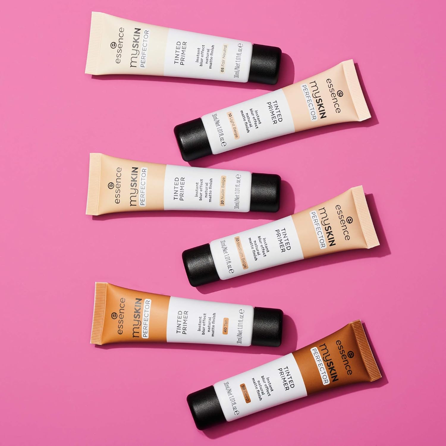Essence | My Skin Perfector Tinted Primer Instant Blur Effect & Natural Matte Finish Vegan, Paraben Free, Oil Free Cruelty (05 Fair Neutral) - View 3 of 3