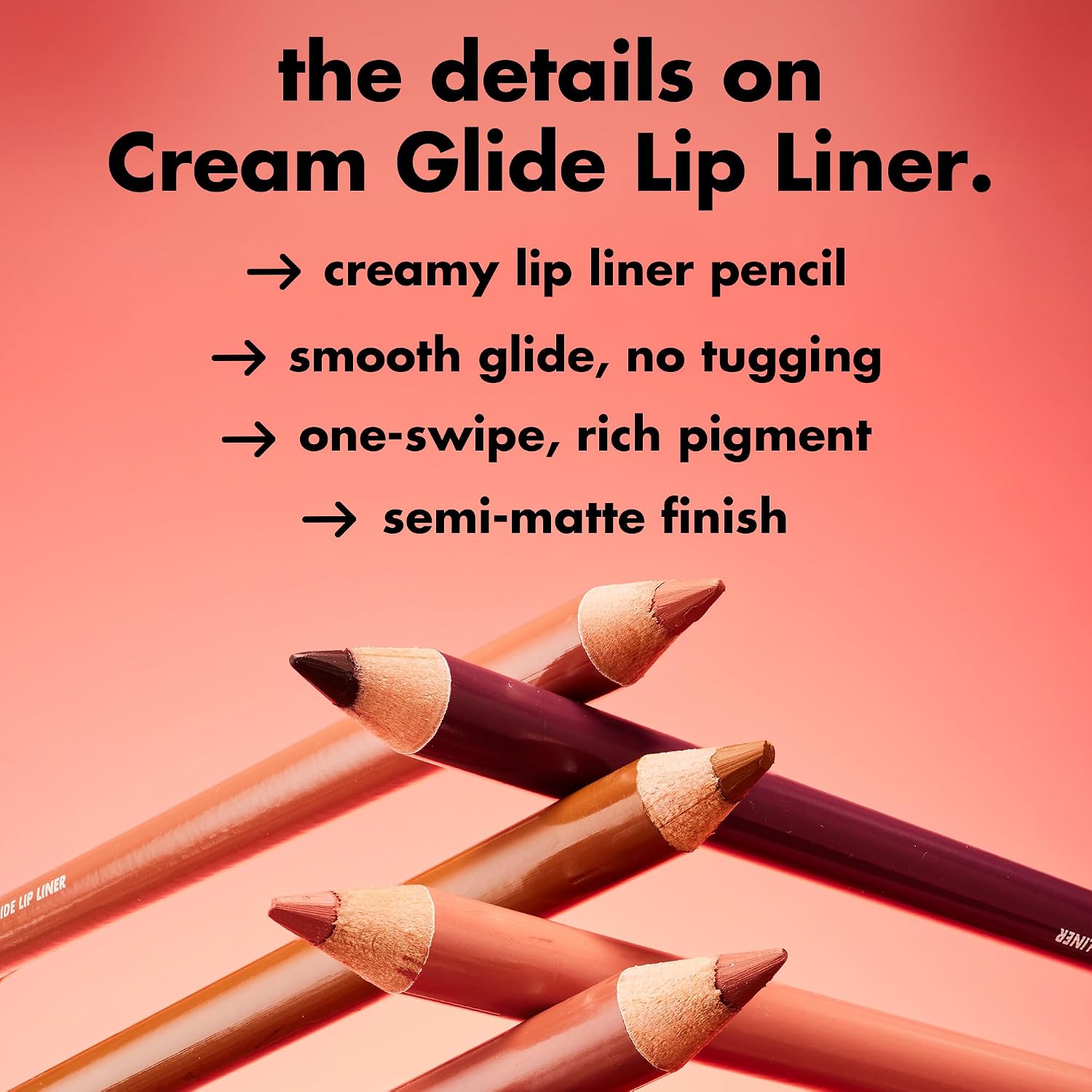 e.l.f. Cream Glide Lip Liner, Highly-Pigmented Pencil For Shaping & Sculpting Lips, Semi-Matte Finish, Vegan & Cruelty-Free, Doppio Espresso - View 5 of 6