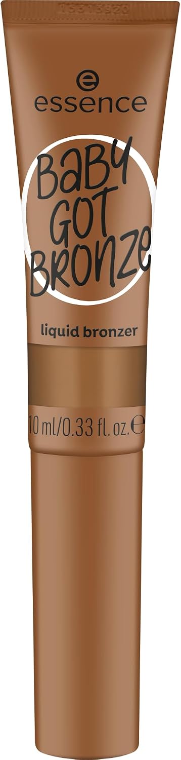 essence Baby GOT Bronze Liquid Bronzer, No. 20, Brown, Long-Lasting, Defining, Easy to Remove, Natural, Vegan, Oil-Free, Paraben-Free, No Microplastic Particles, Pack of 10 ml - View 6 of 6