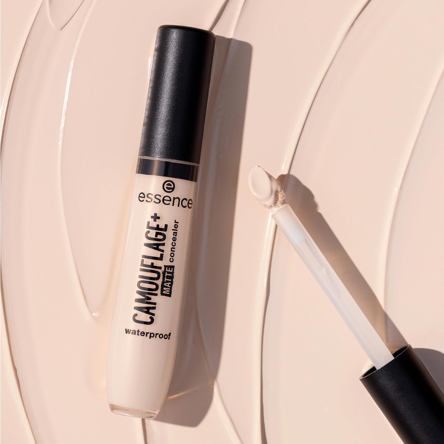 essence CAMOUFLAGE+ MATTE Concealer, No. 20, Nude, Long-Lasting, Matting, Covering, Matte, Vegan, Oil-Free, Paraben-Free, No Microplastic Particles, Pack of 1 (8 ml) - View 2 of 4