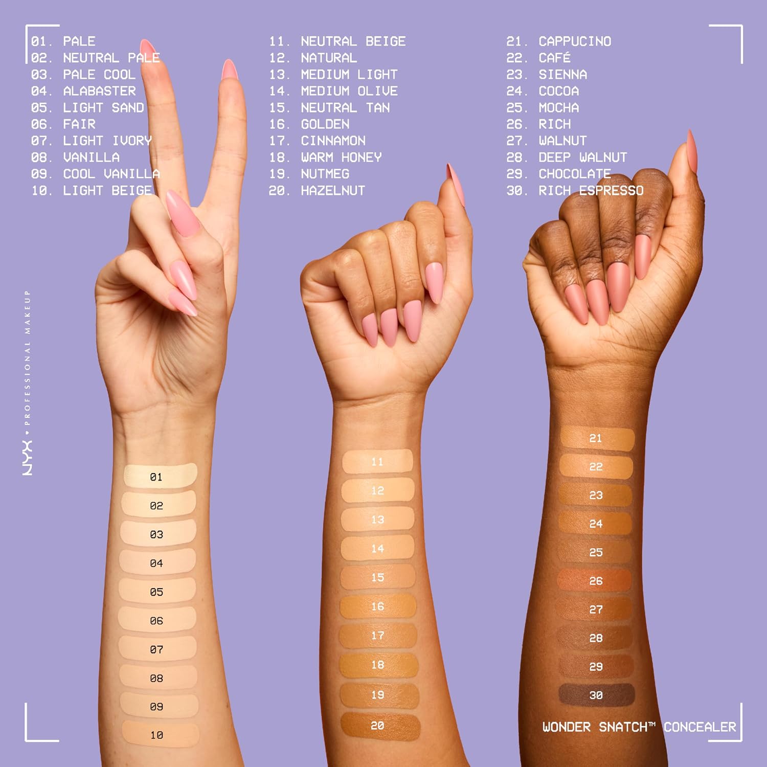 NYX Professional Makeup Wonder Concealer, Liquid Concealer, Up to 24h Hydration, Waterproof Wear, Deep Walnut, 3 ml - View 2 of 7