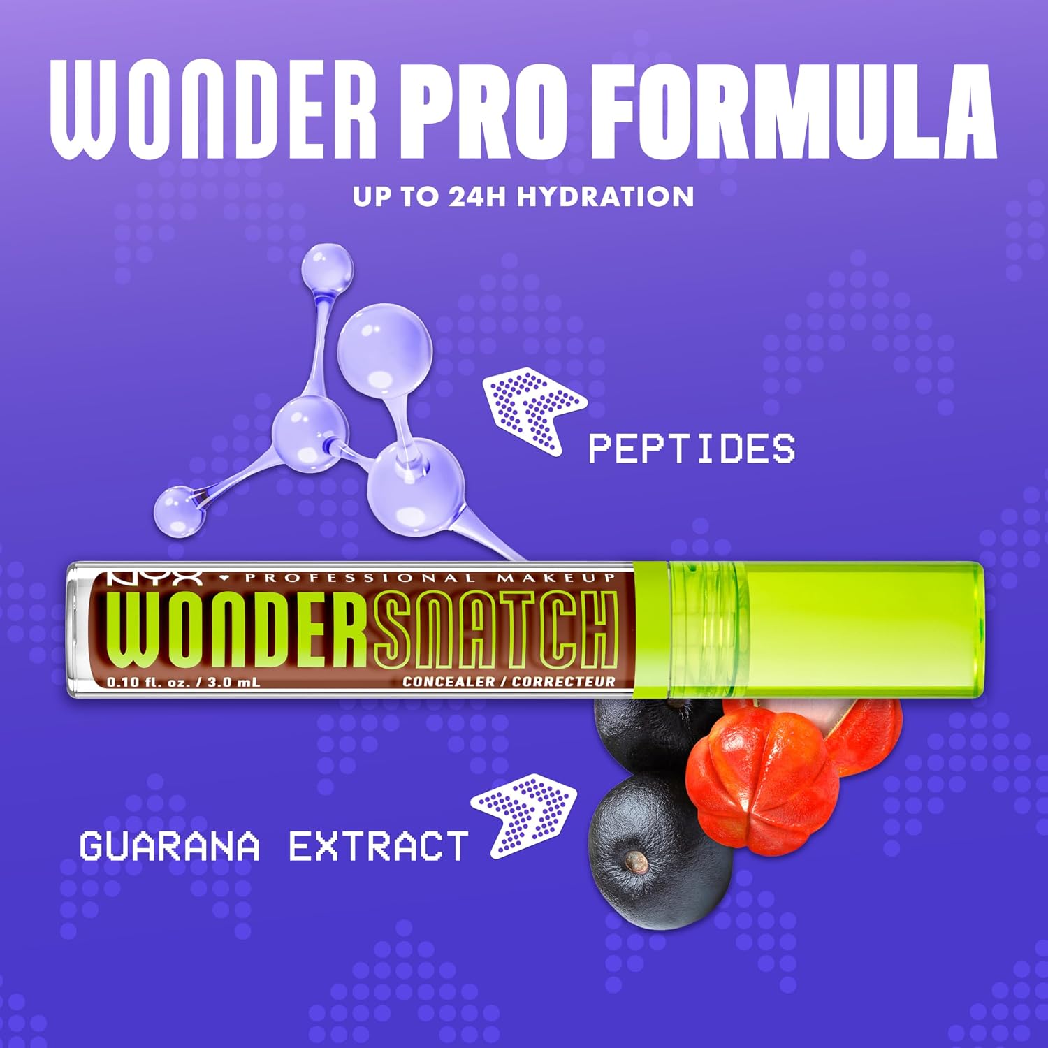 NYX Professional Makeup Wonder Snatch Concealer, Liquid Concealer, Up to 24h Hydration, Waterproof Wear, Walnut - View 3 of 5