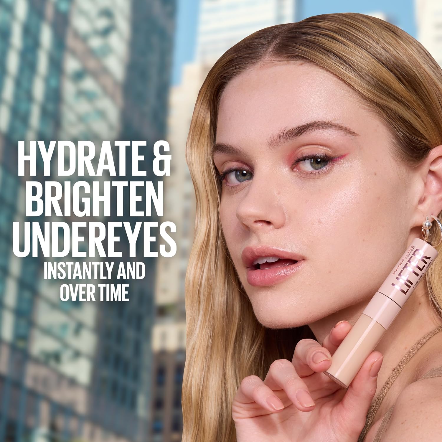 Maybelline New York Lifter Concealer 30 Bright, Full, Undetectable Coverage hydrate & Brighten Under Eyes All-Day Wear 2% Peptides And Caffeine - View 2 of 7