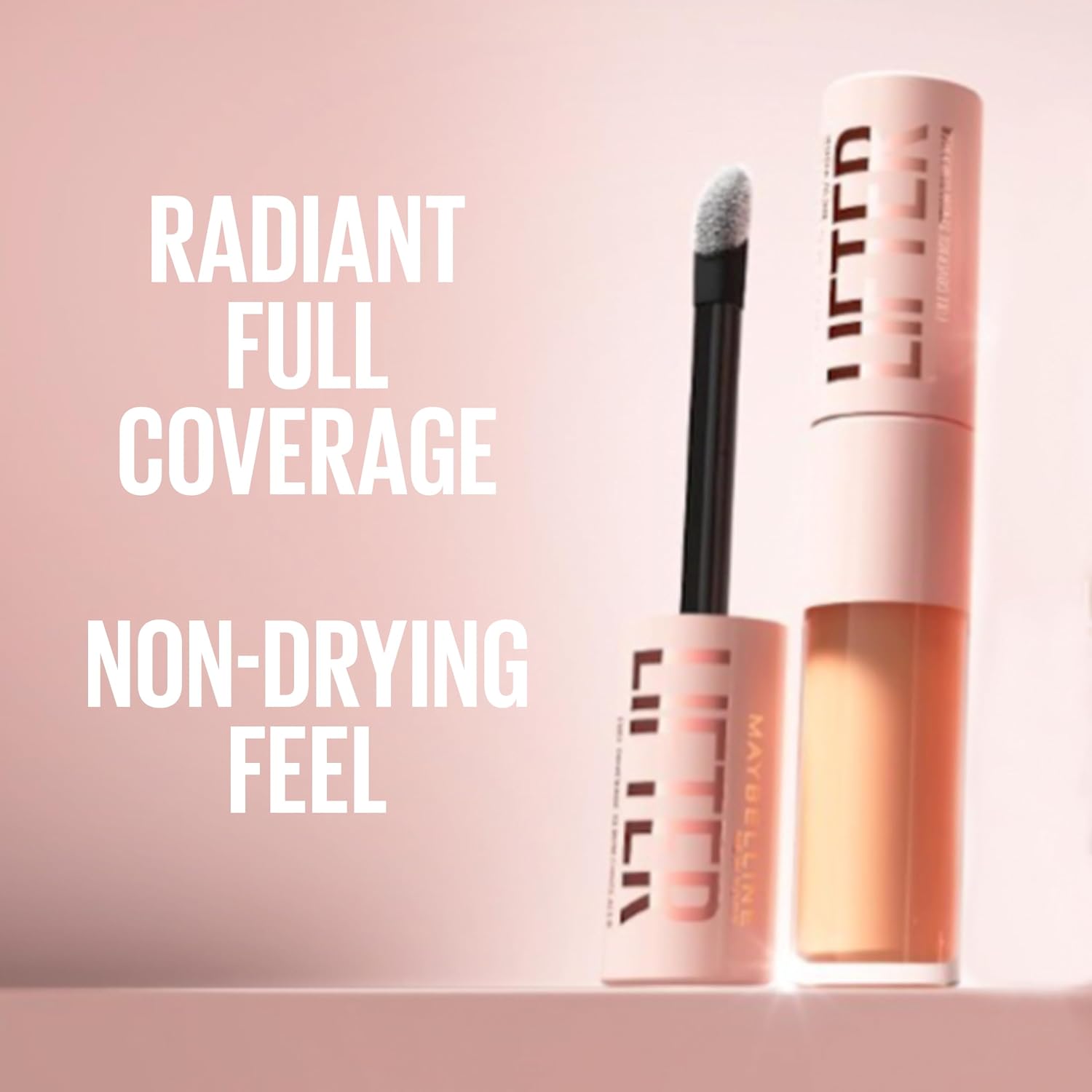 Maybelline New York Lifter Concealer 30 Bright, Full, Undetectable Coverage hydrate & Brighten Under Eyes All-Day Wear 2% Peptides And Caffeine - View 4 of 7
