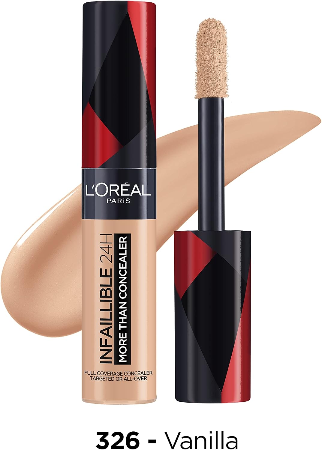 L'Oréal Paris Infallible 24H More Than Concealer Liquid, Full Coverage, Longwear, Matte Finish, 326 Neutral (Packaging May Vary) - View 5 of 5