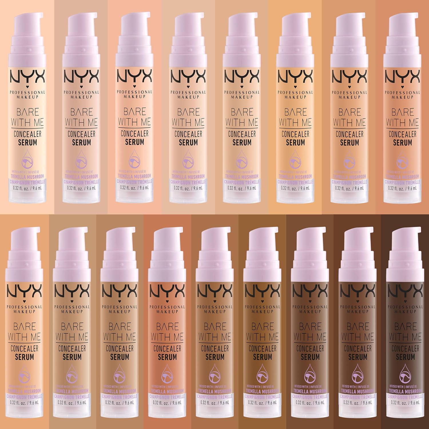Nyx Professional Makeup Bare With Me Concealer Serum, Natural, Medium Coverage, Rich, 9.6Ml - View 2 of 6