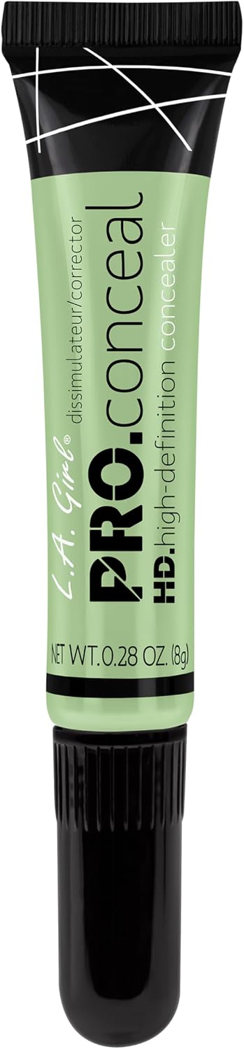 L.A. Girl Pro Conceal HD Concealer, Green Corrector, 0.28 Ounce - View 5 of 5