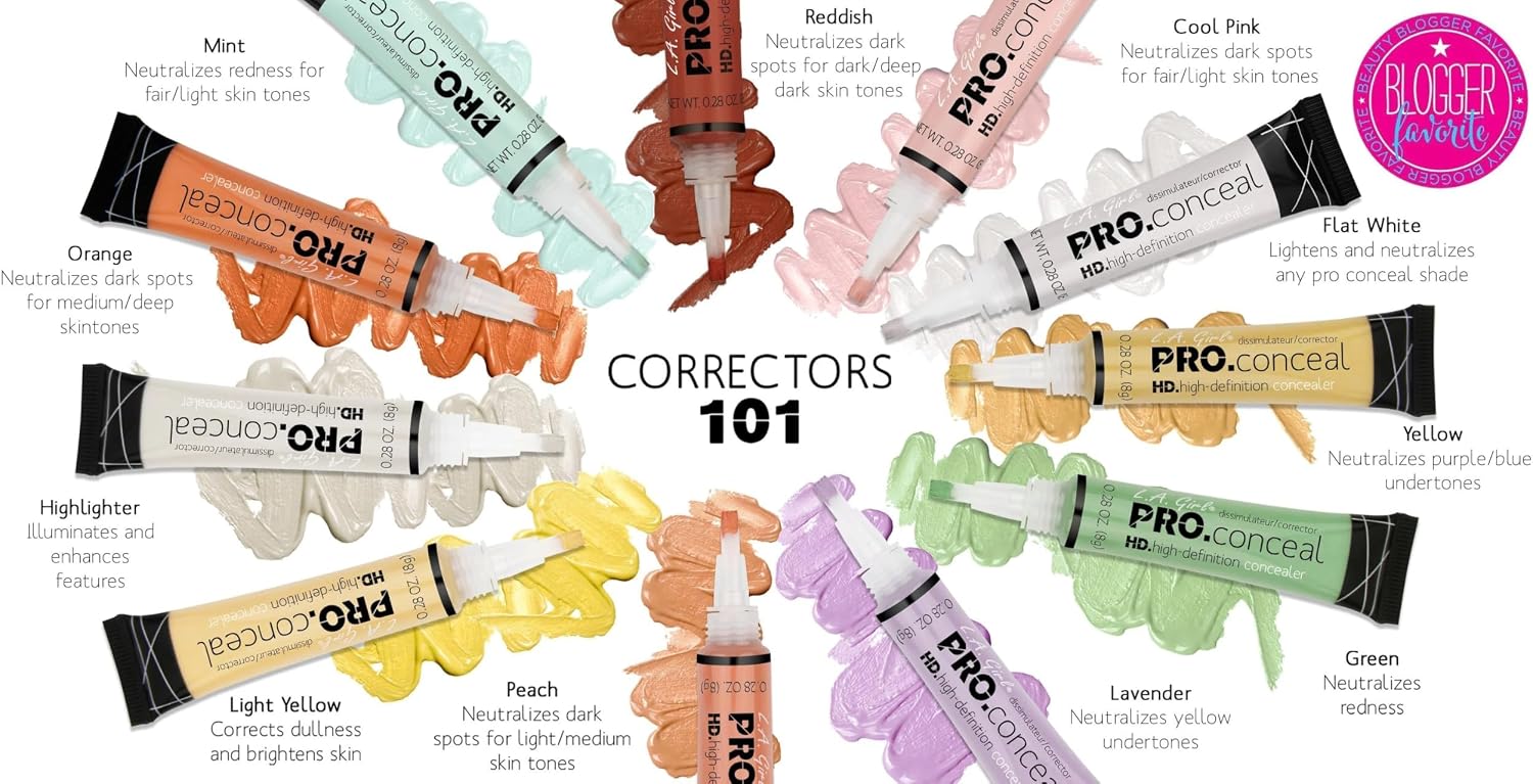 L.A. Girl HD Pro.Conceal, Lavender Corrector GC993 - View 3 of 7