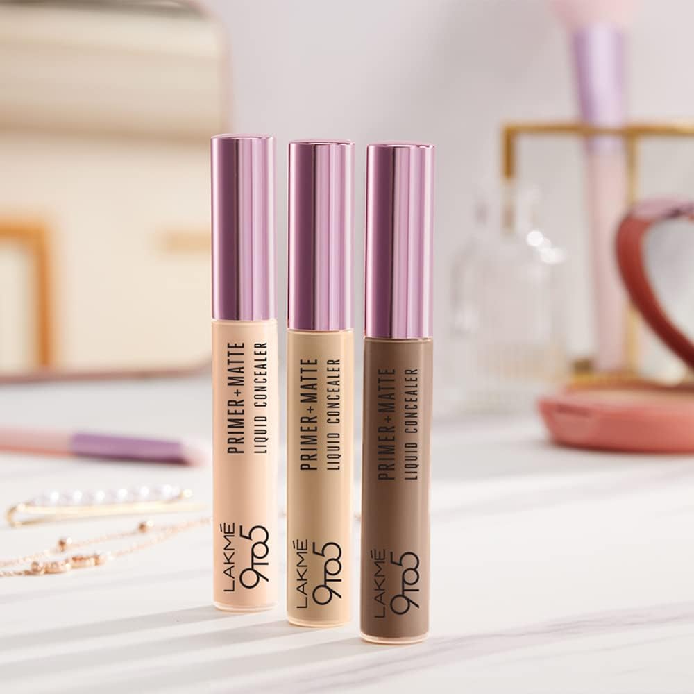 LAKMÉ 9to5 Primer+Matte Liquid Concealer 10 Ivory, 5.4 ml - View 2 of 7