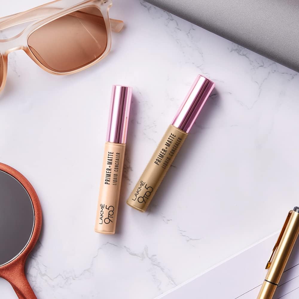 LAKMÉ 9to5 Primer+Matte Liquid Concealer 10 Ivory, 5.4 ml - View 3 of 7