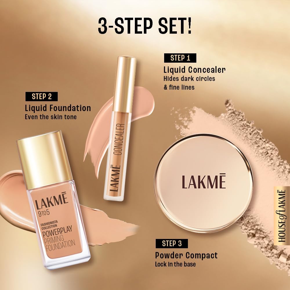 LAKMÉ 9to5 Primer+Matte Liquid Concealer 16 Sand, 5.4 ml - View 6 of 8