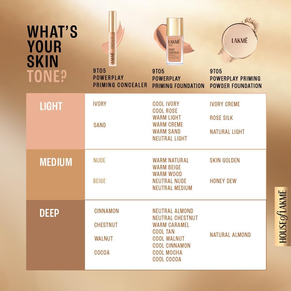 LAKMÉ 9to5 Primer+Matte Liquid Concealer 16 Sand, 5.4 ml - View 7 of 8