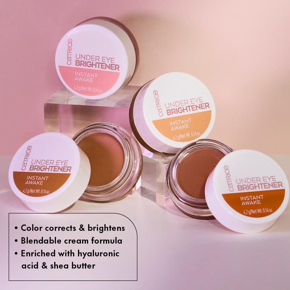 Catrice Bye bye Under Eye Brightener Cream, Light Rose - View 6 of 8