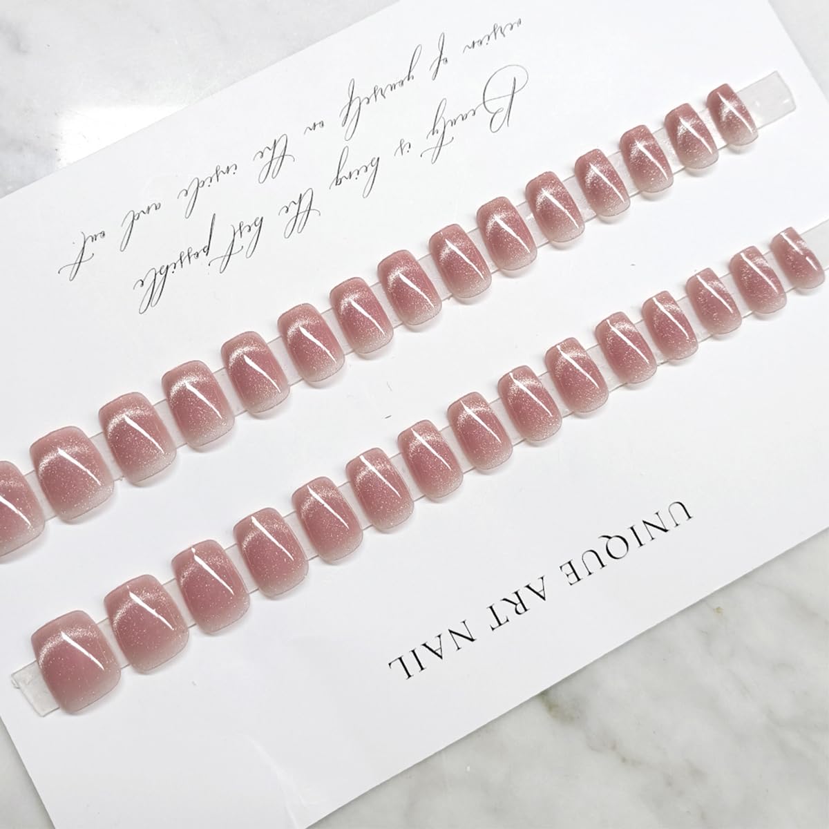 Anzailala 30 Pcs Press On Nails for Women, Short Fake Nails Kit (30 Pcs) - View 3 of 6