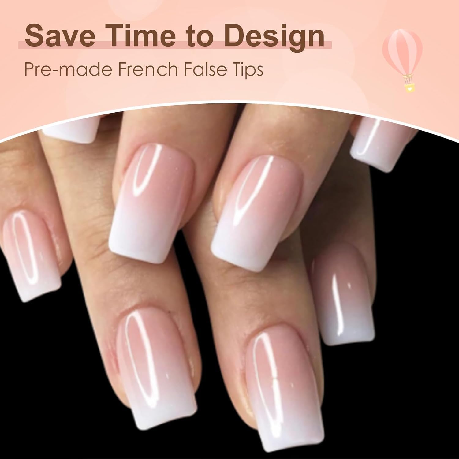 NAILWIND 120 Pcs Soft Gel Nails | Medium Round Artificial Nails Extensions | Combo in 5 Colors With Glue Stickers | Acrylic Nails Press ons for Women Girls (03) - View 2 of 6