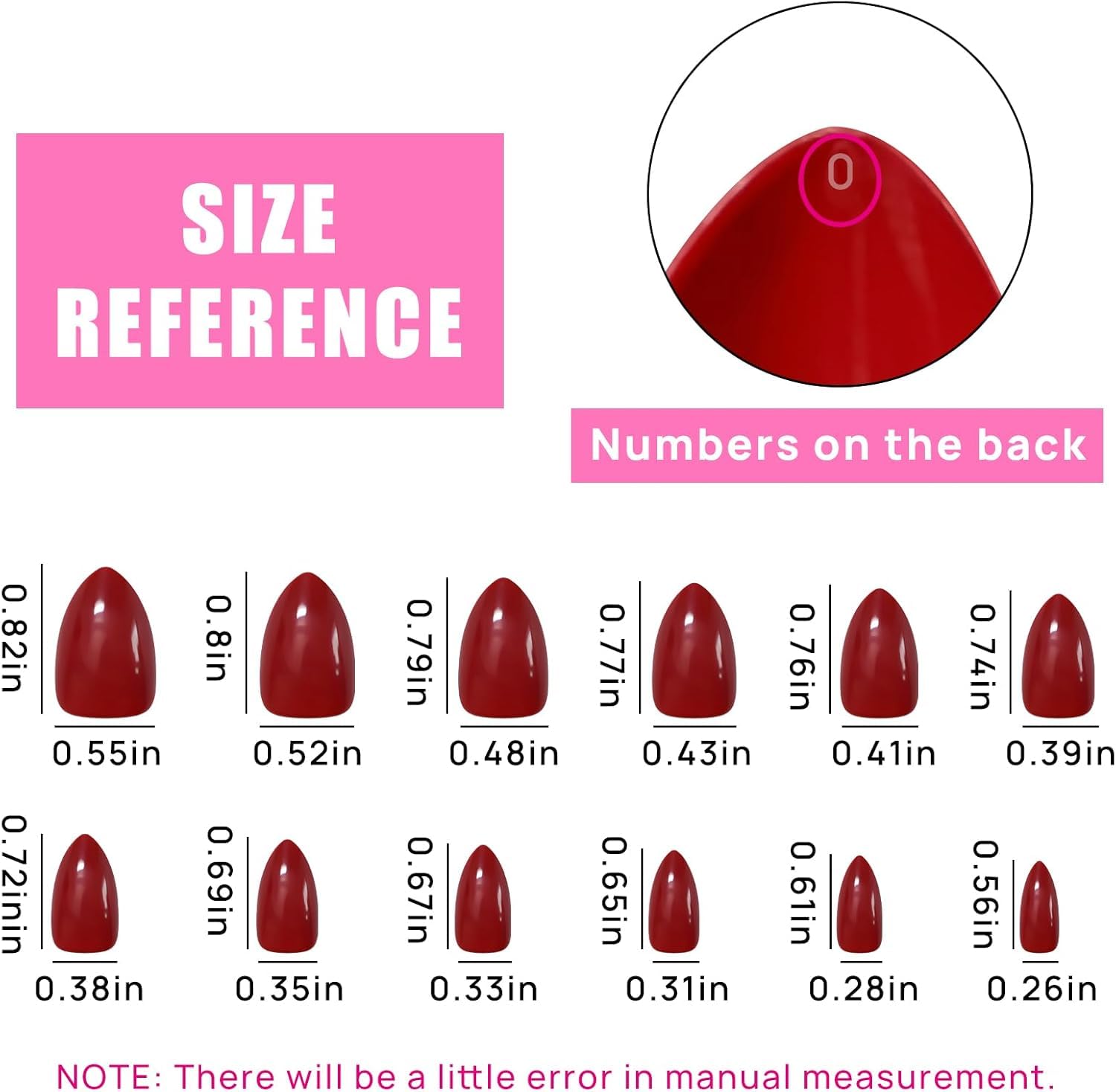 NAILWIND 120 Pcs Soft Gel Nails | Medium Round Artificial Nails Extensions | Combo in 5 Colors With Glue Stickers | Acrylic Nails Press ons for Women Girls (04) - View 4 of 7